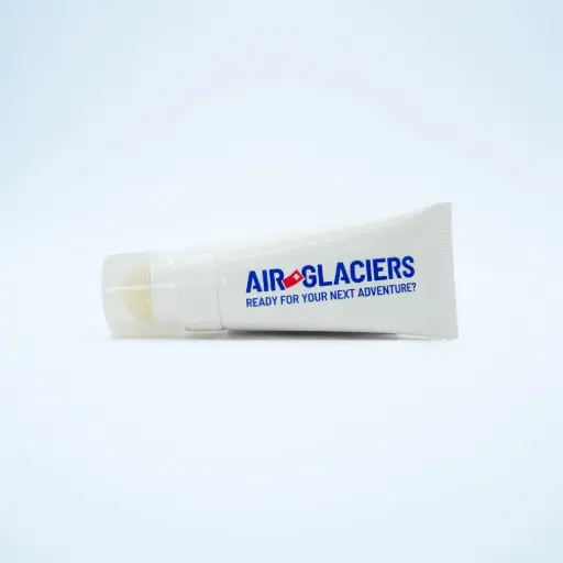 Sonnencreme und Lippenbalsam